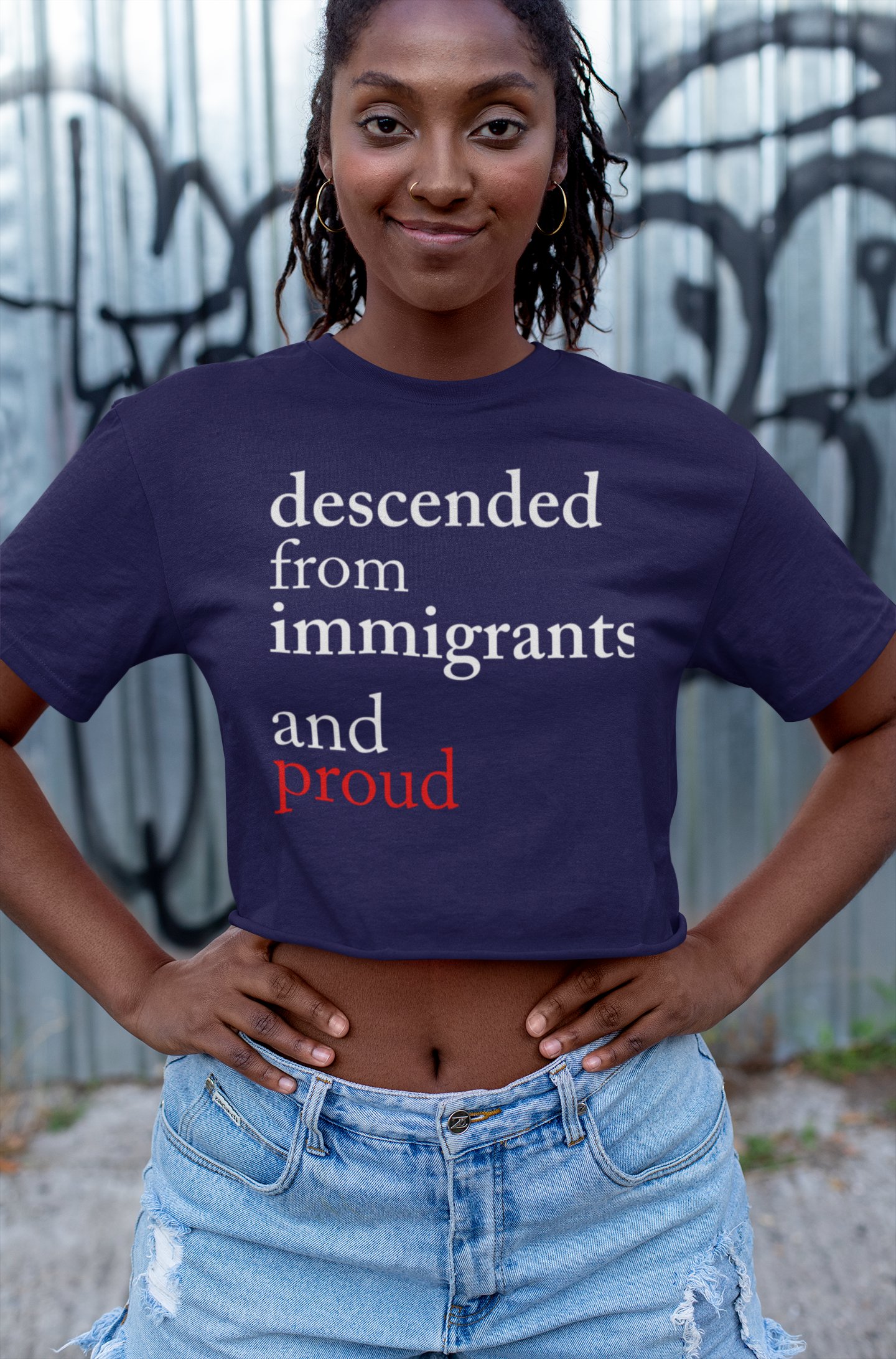 🧬✊ Descended From Immigrants and Proud | DTF Transfer FT643