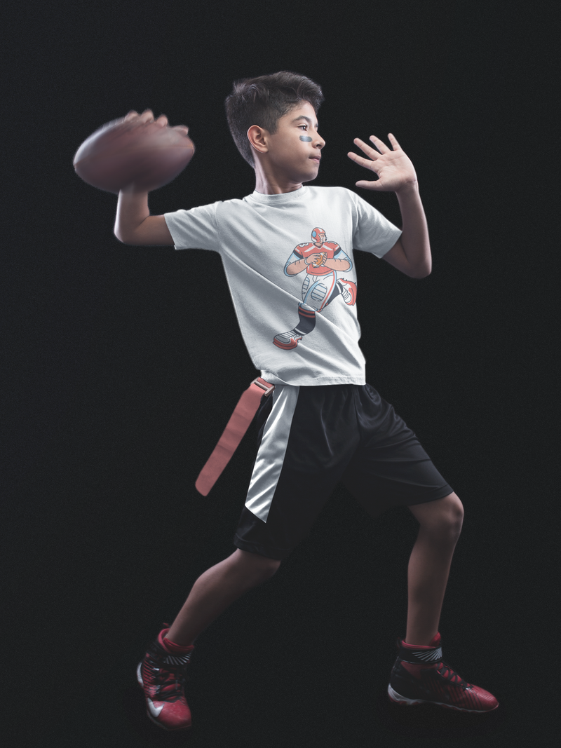 American Football – Dynamic Player Graphic Design DTF Transfer FT1210