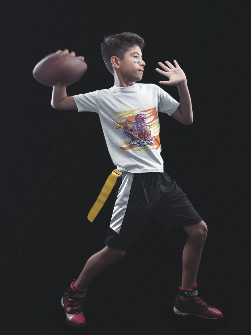 🏈 American Football – Power &amp; Speed  Graphic Design DTF Transfer FT1212