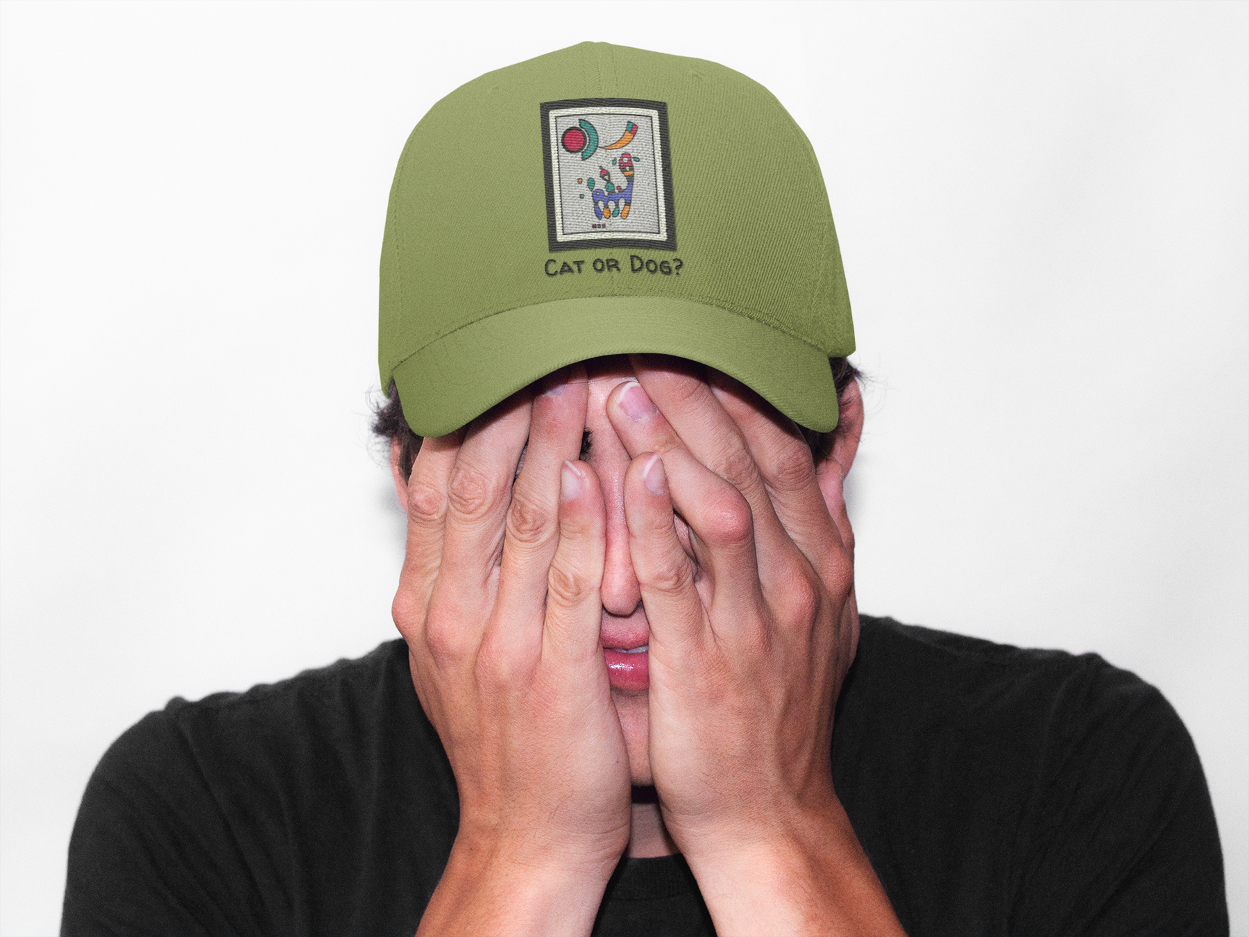 🎨 Abstract “Cat or Dog?” Design DTF Transfer FT424