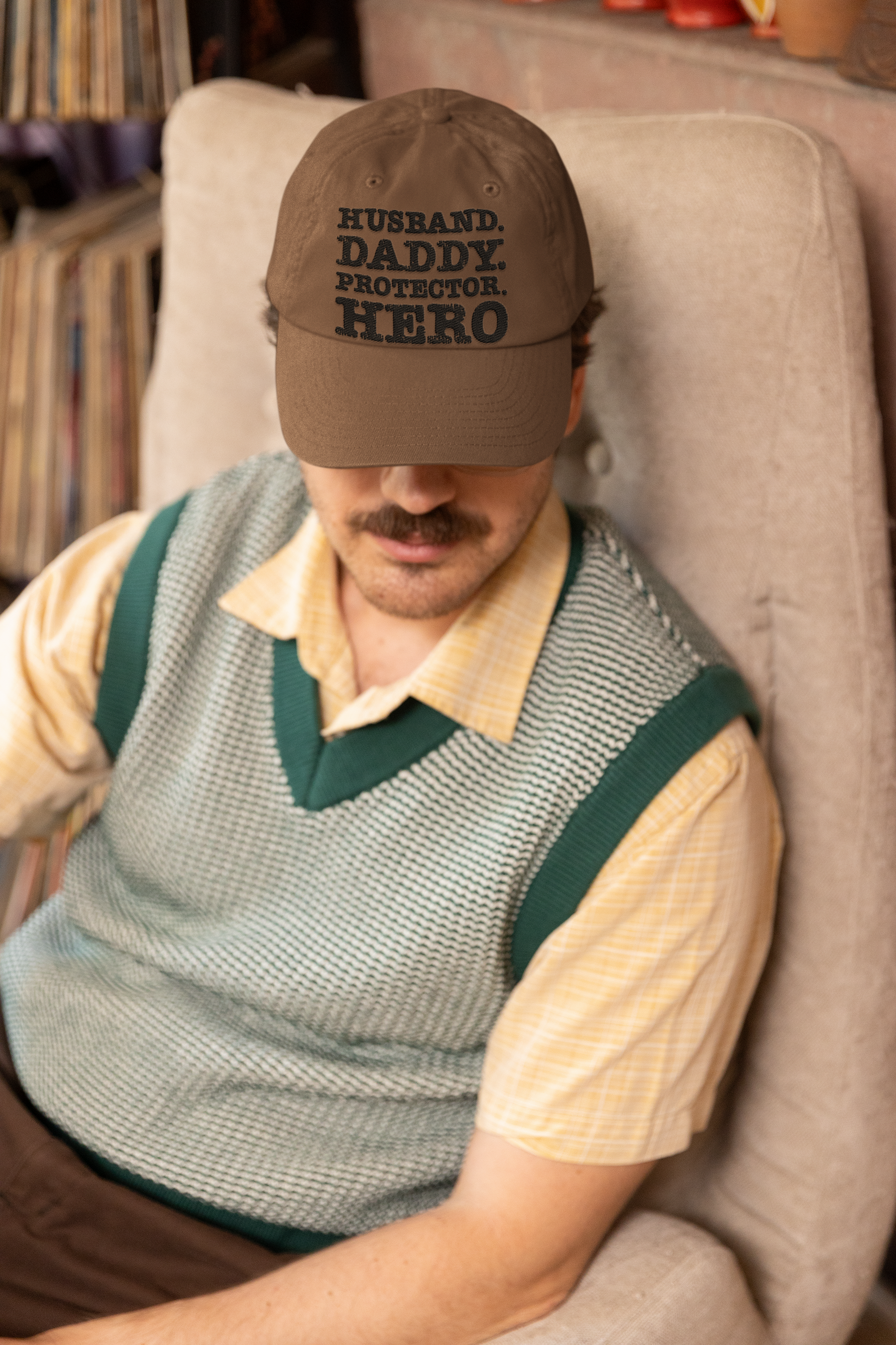 🖤 Husband Daddy Protector Hero Bold Black Font Design DTF Transfer FT367