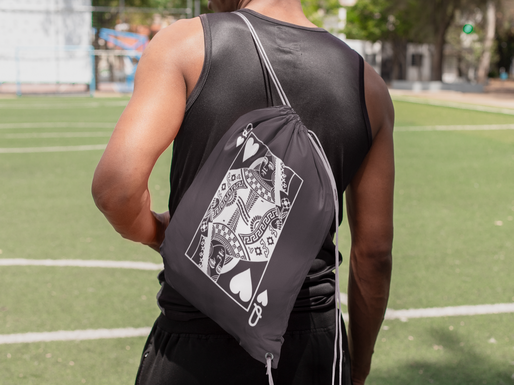 👑 Queen of Hearts Classic Playing Card Design DTF Transfer FT413