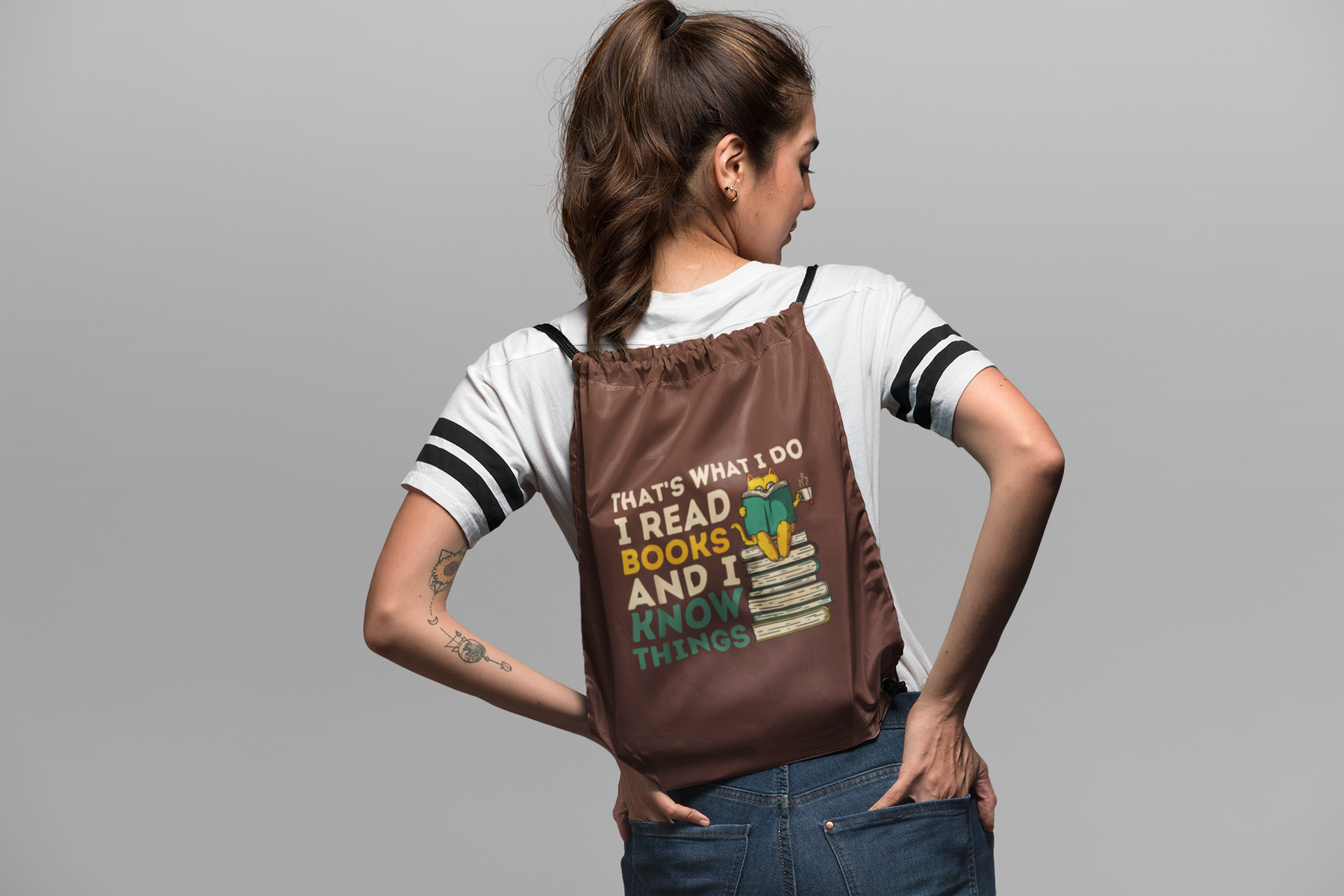 📚🐱 That’s What I Do: I Read Books and I Know Things DTF Transfer FT746