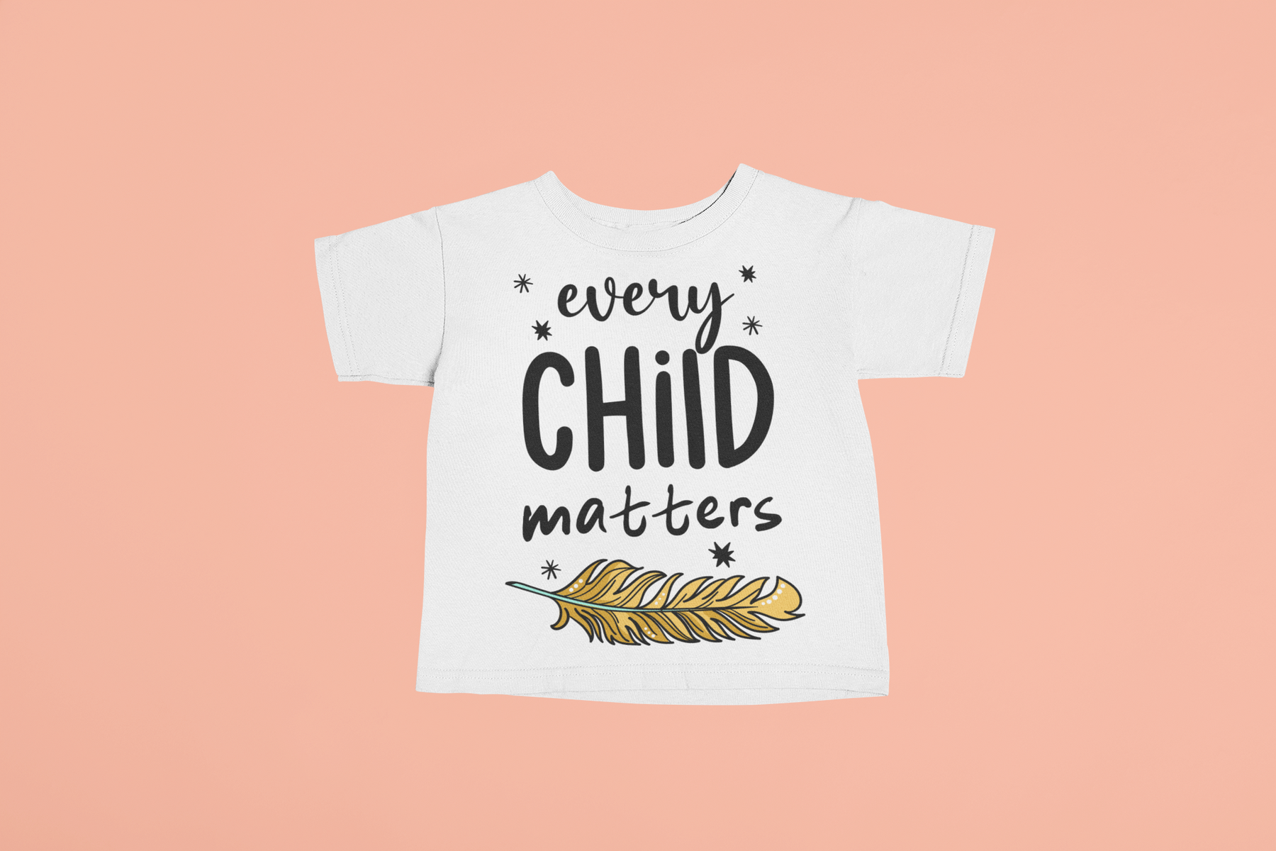 💗 Every Child Matters – Yellow Wing Statement | DTF Transfer FT979