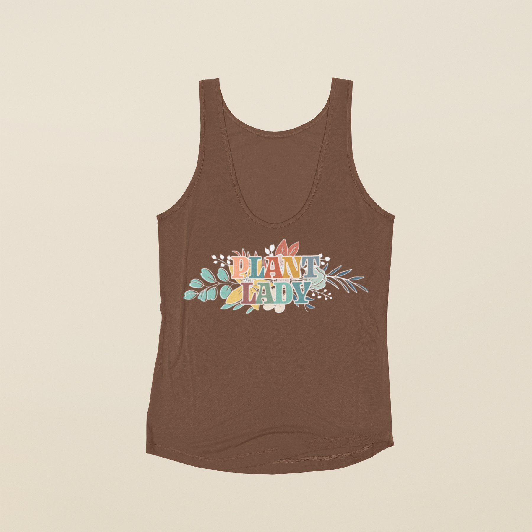 🌿🌸 PLANT LADY – Floral Typography DTF Transfer FT618