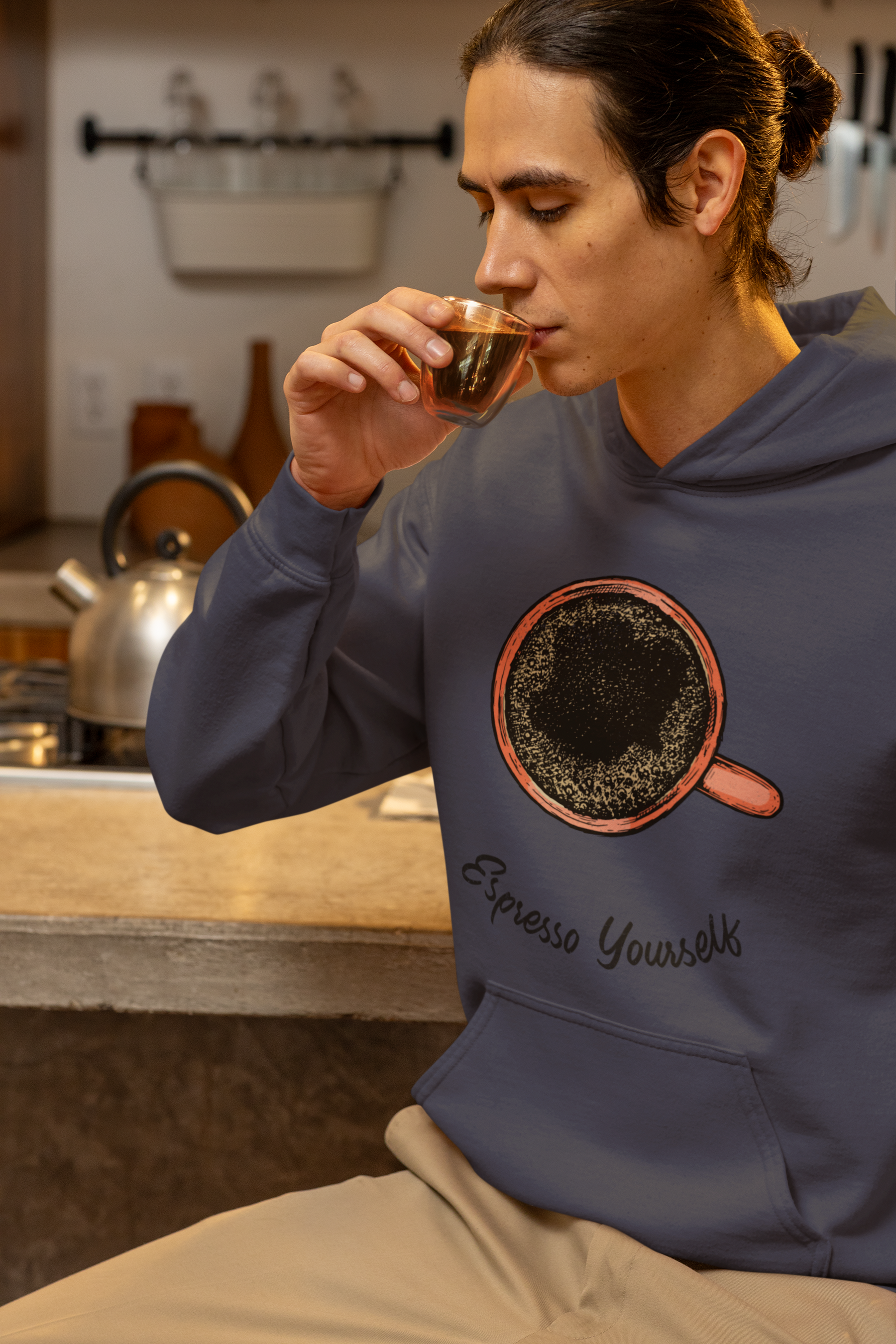 ☕ Espresso Yourself – Minimal Coffee DTF Transfer FT833