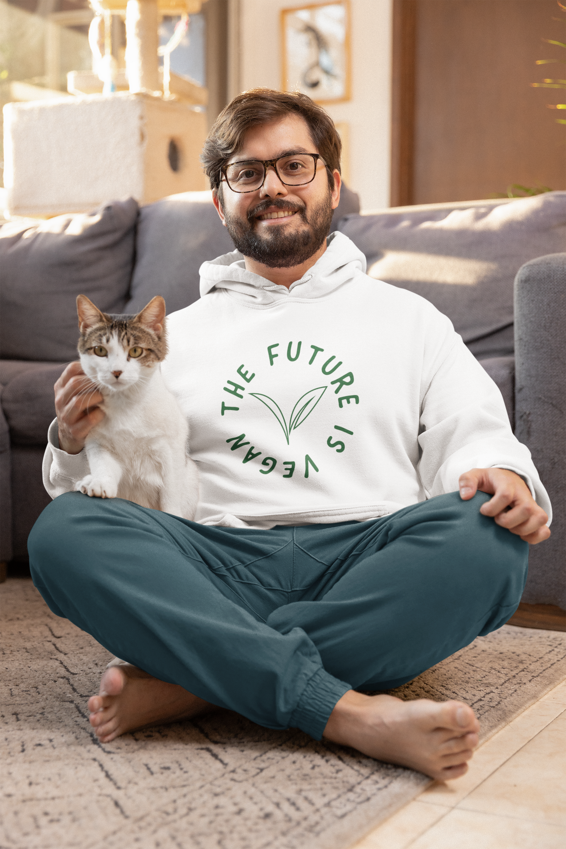 🌱 The Future Is Vegan | Leaf Icon DTF Transfer FT692