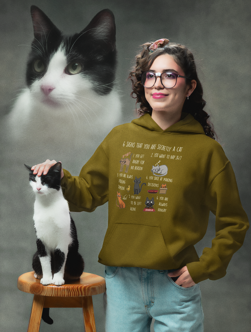 🐾😹 6 Signs That You Are Secretly a Cat Design DTF Transfer FT275
