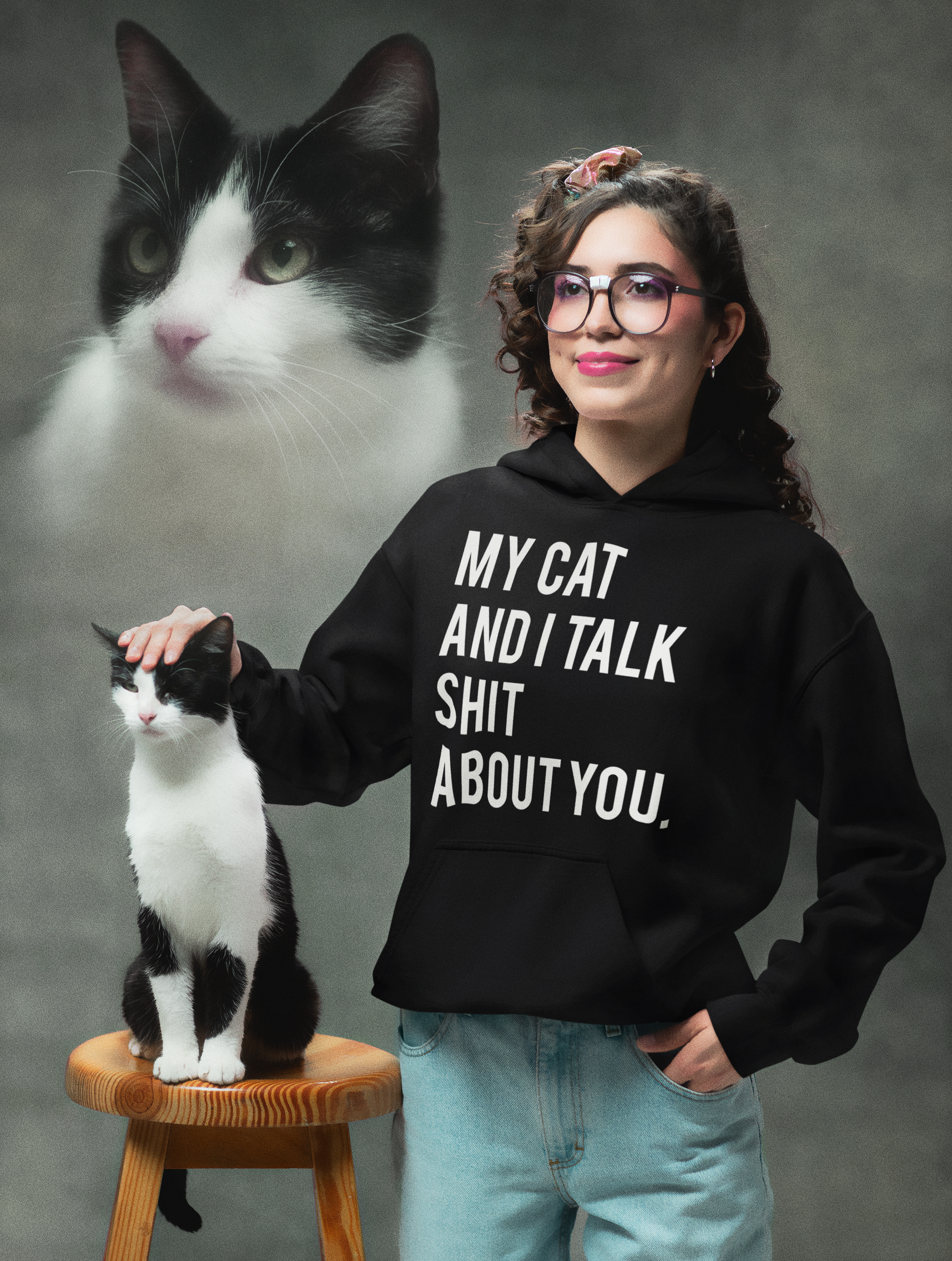 😹💬 My Cat and I Talk About You Design DTF Transfer FT276