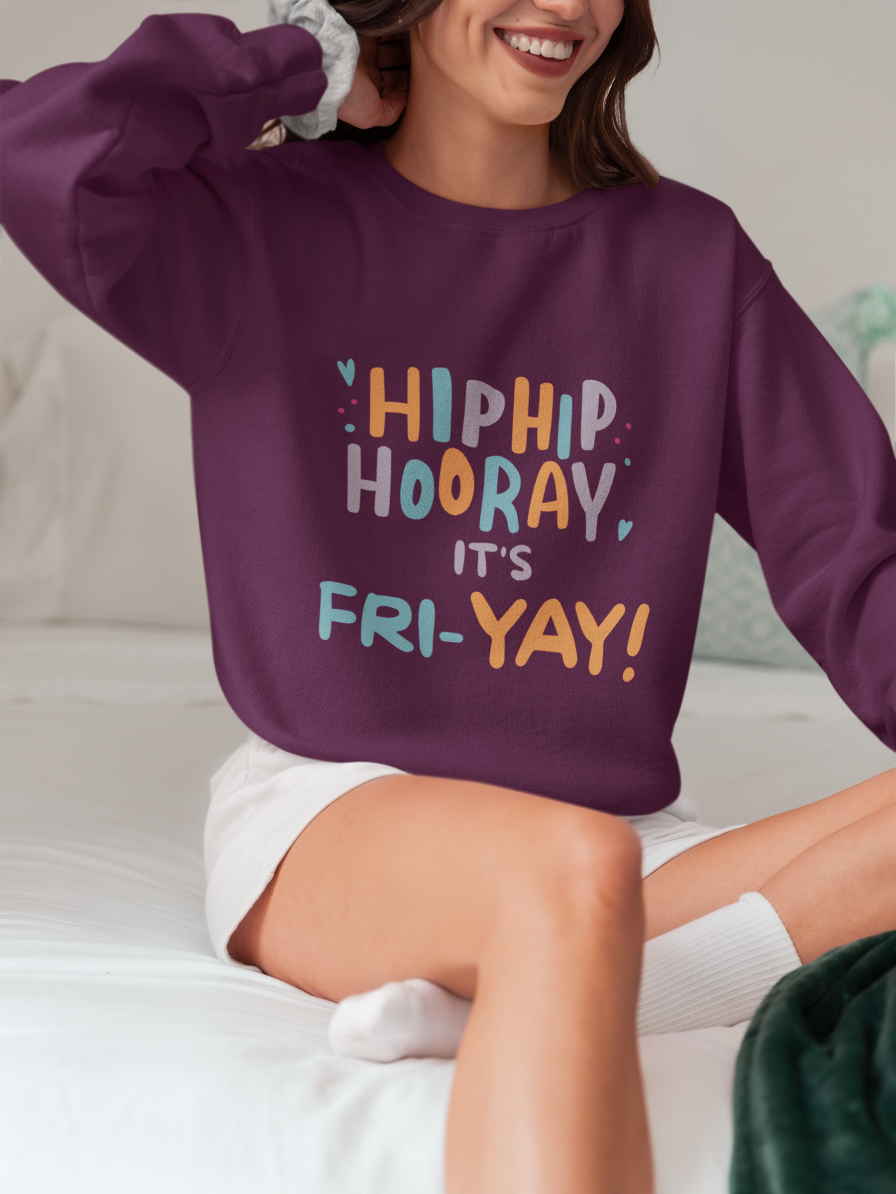 🎉💛 “Hip Hip Hooray, It’s Fri-Yay!” DTF Transfer FT531