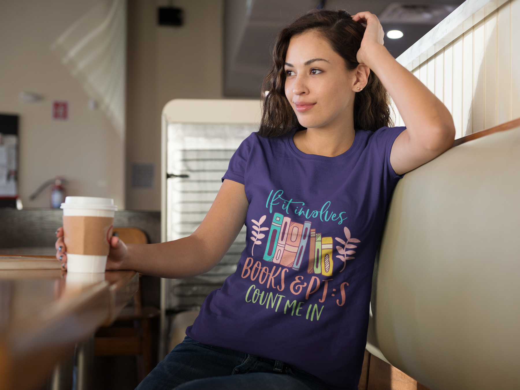 📚 If It Involves Books & PJs Count Me In DTF Transfer FT376