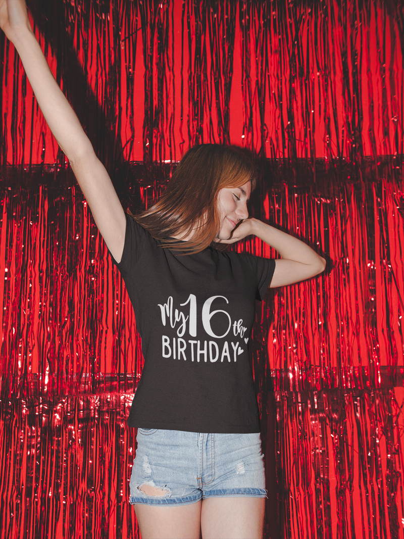 🎉🤍 My 16th Birthday – Celebration DTF Transfer FT627