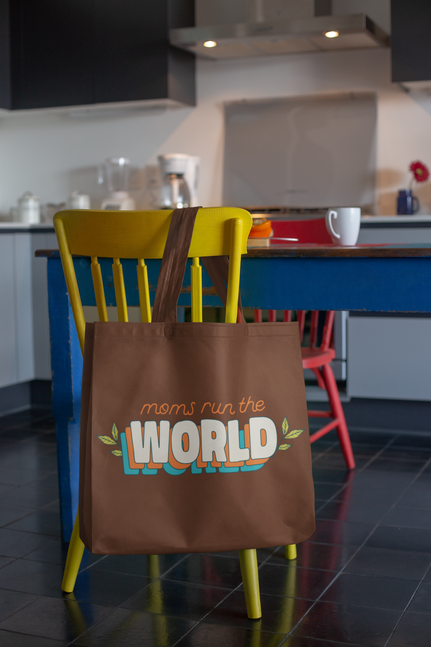 👑💪 MOMS RUN THE WORLD | Power Mom DTF Transfer FT844