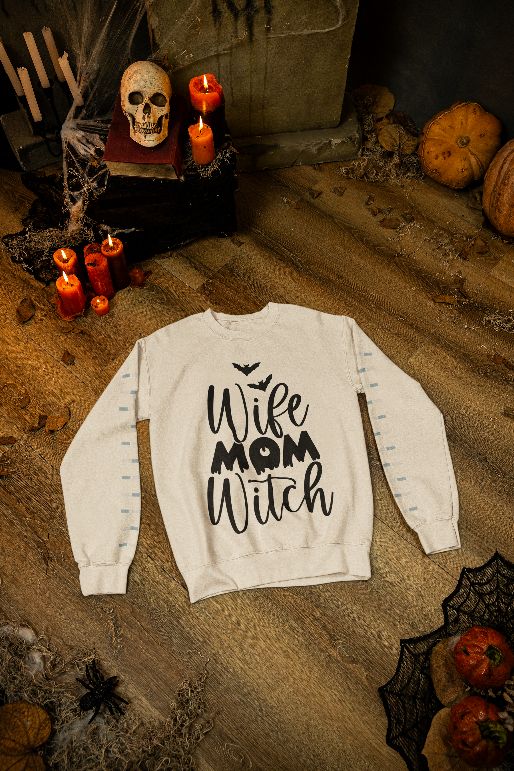 🎃✨ “Wife Mom Witch” DTF Transfer in Black FT524