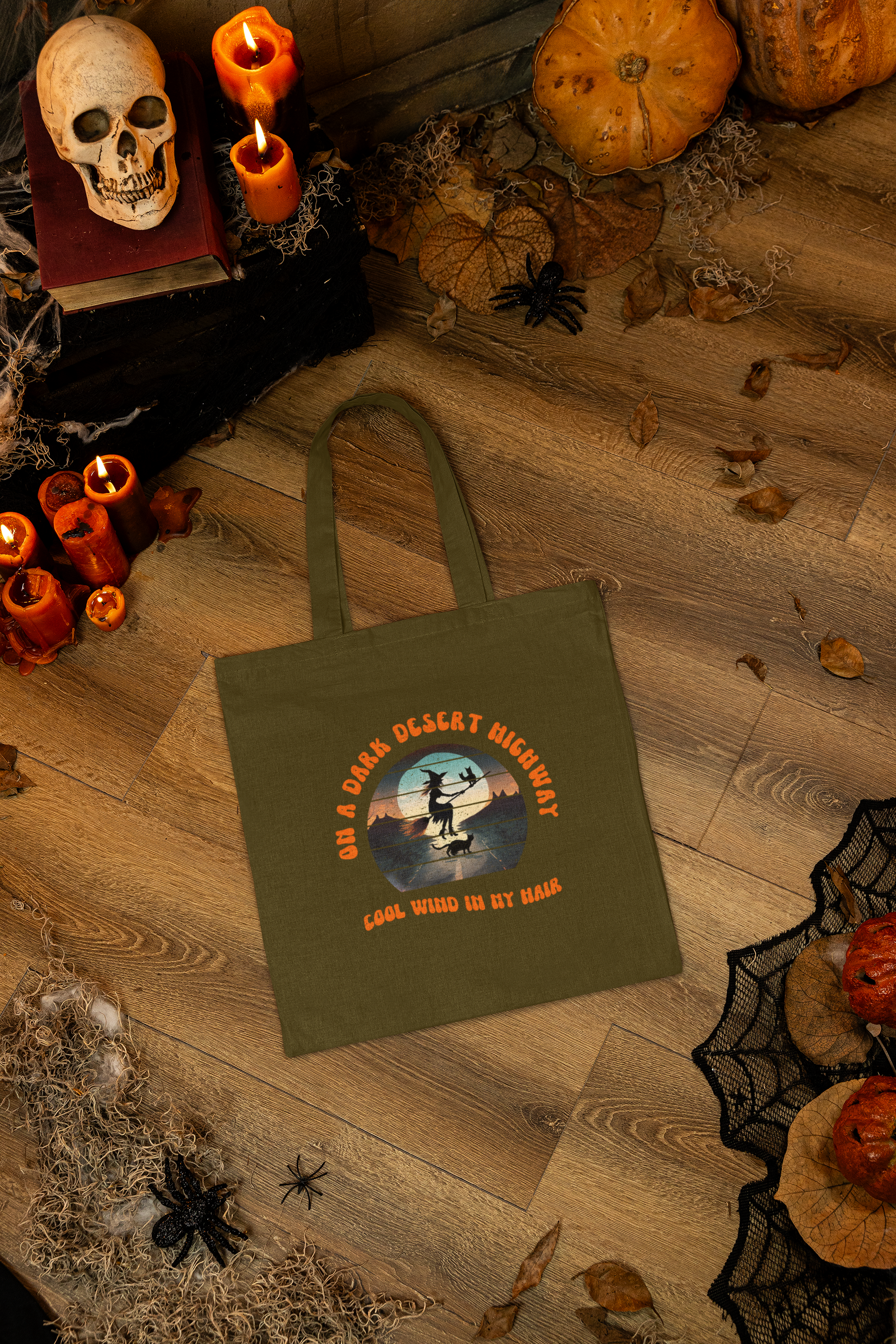 🌵🖤 On a Dark Desert Highway Design DTF Transfer FT312