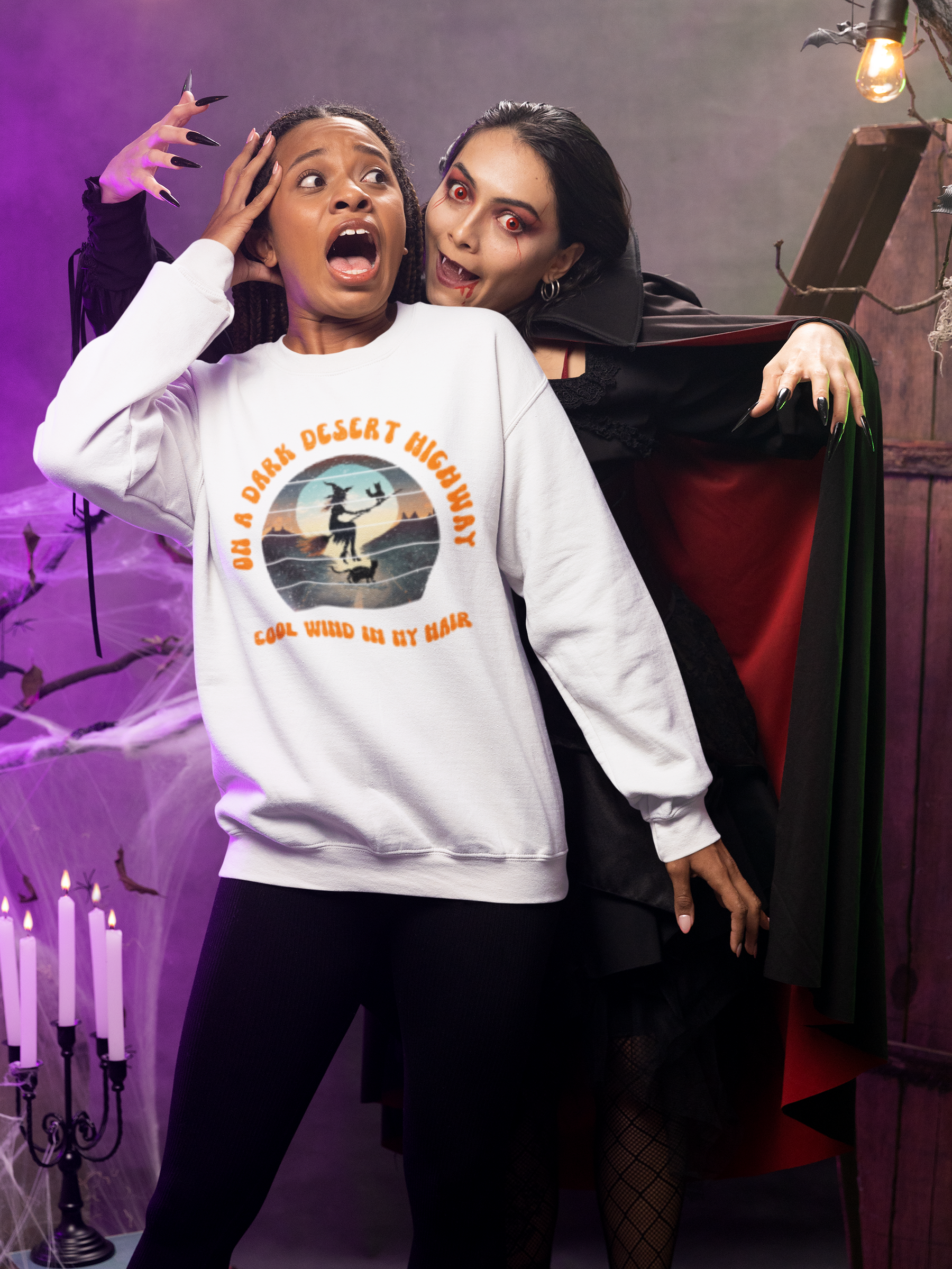 🌵🖤 On a Dark Desert Highway Design DTF Transfer FT312