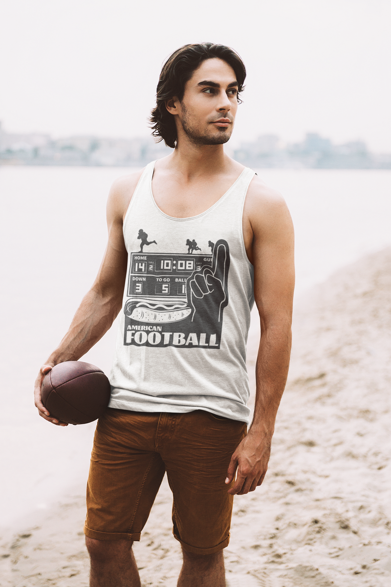 🏈🔥 American Football Game Day – Scoreboard Style DTF Transfer FT1218