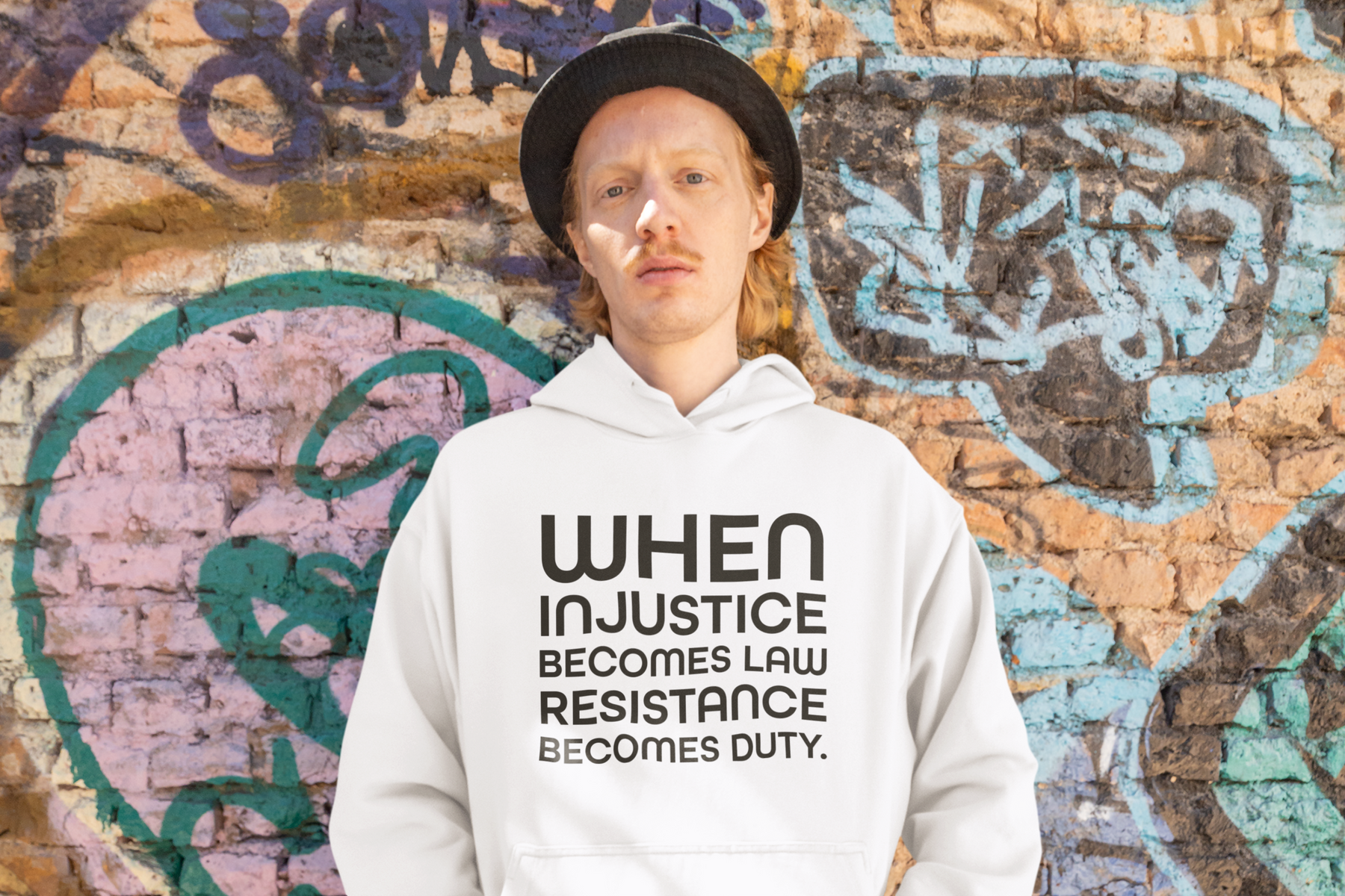 🖤 When Injustice Becomes Law – Dark Minimal Edition | DTF Transfer FT669