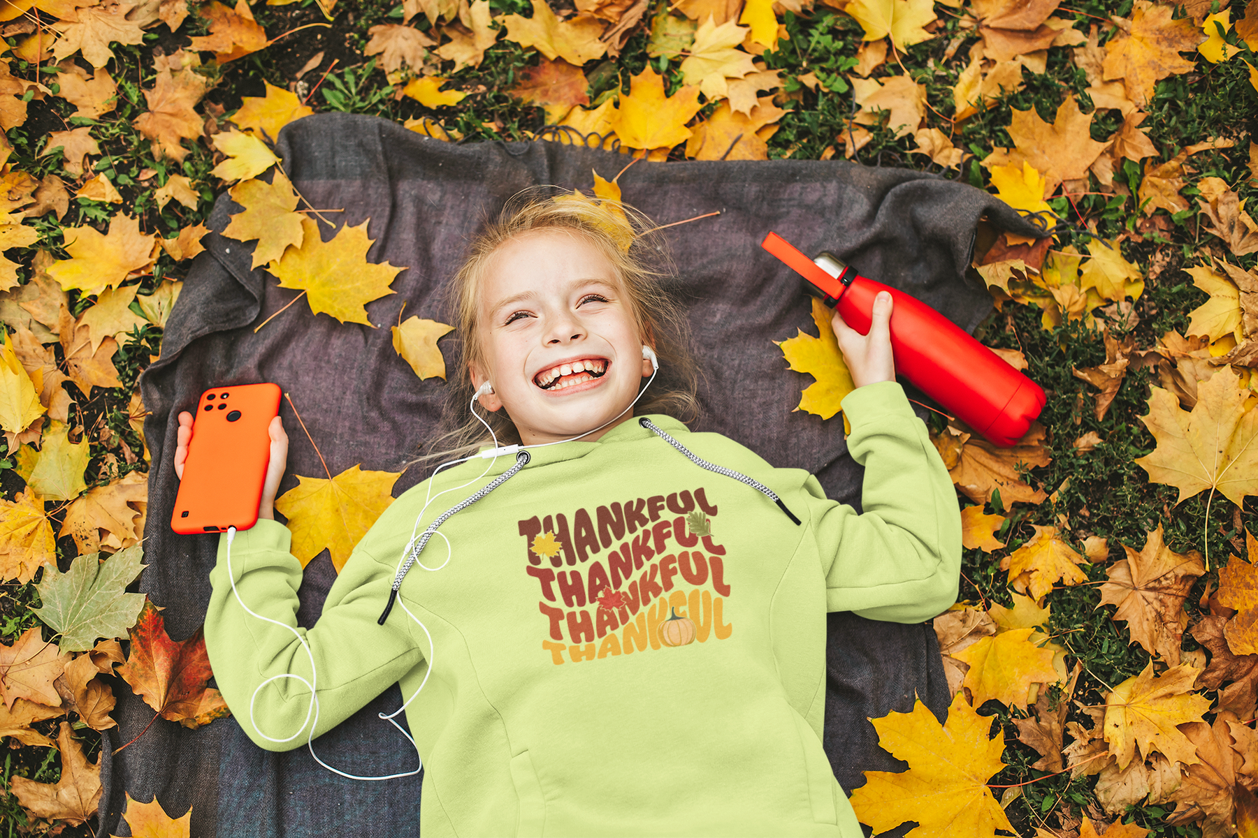 🍂 Thankful Fall Gradient Design DTF Transfer FT418