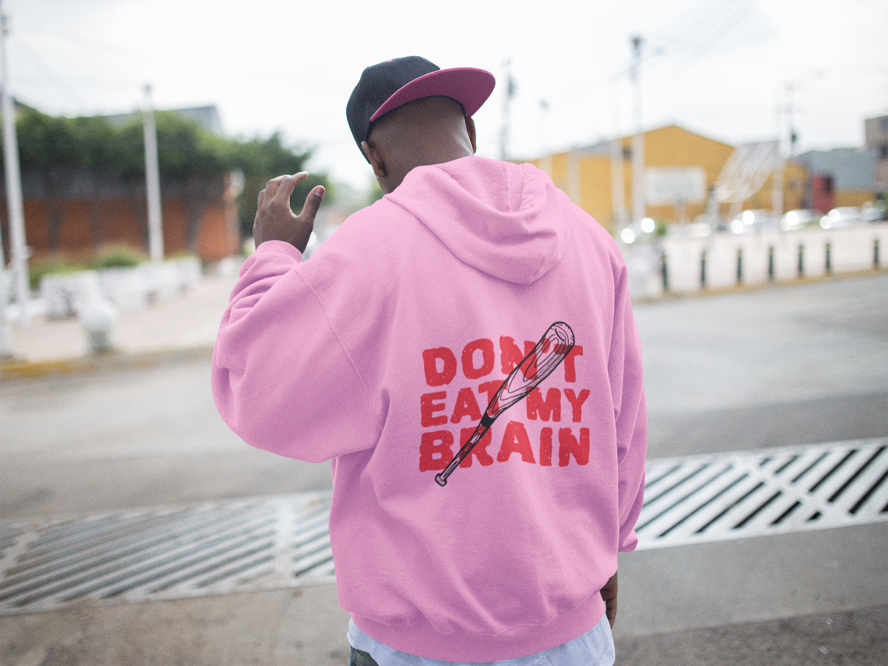 🧠💥 Don’t Eat My Brain Funny Zombie Survival DTF Transfer FT571