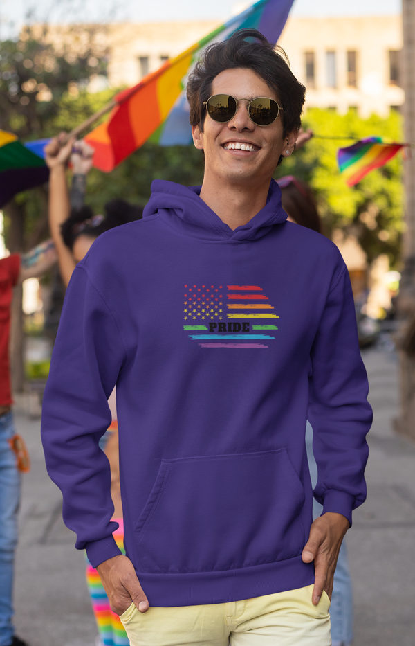 🏳️🌈 Pride Freedom Flag | Rainbow USA DTF Transfer FT703