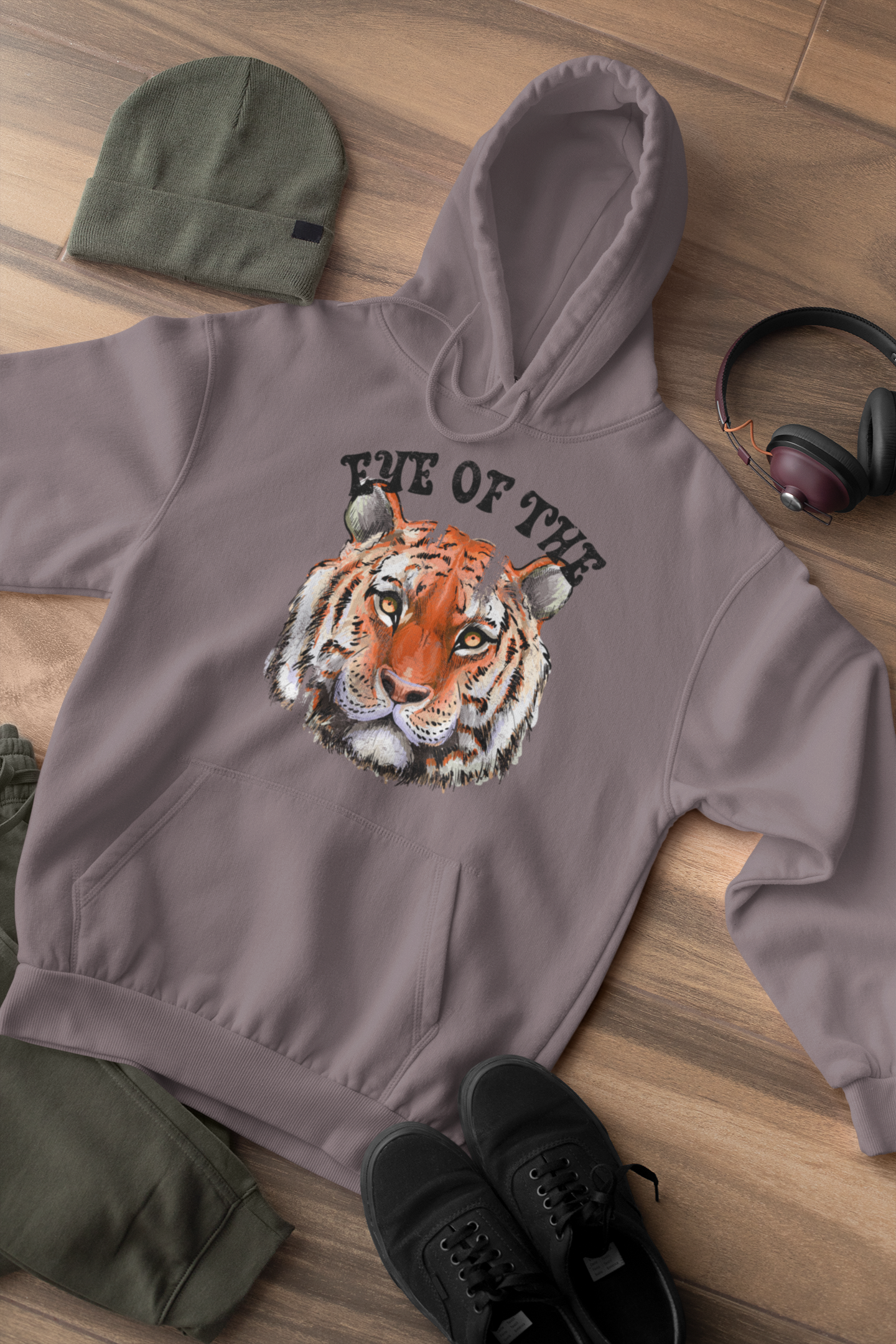 🐅🔥 Majestic Tiger Illustration – Power & Focus | DTF Transfer FT958