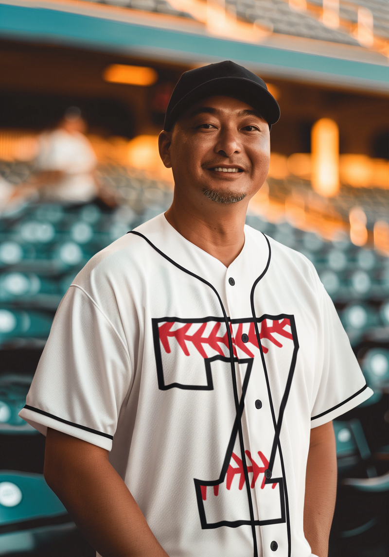 ⚾ Pro Baseball Number “7” – Stitched Edge | DTF Transfer FT1181