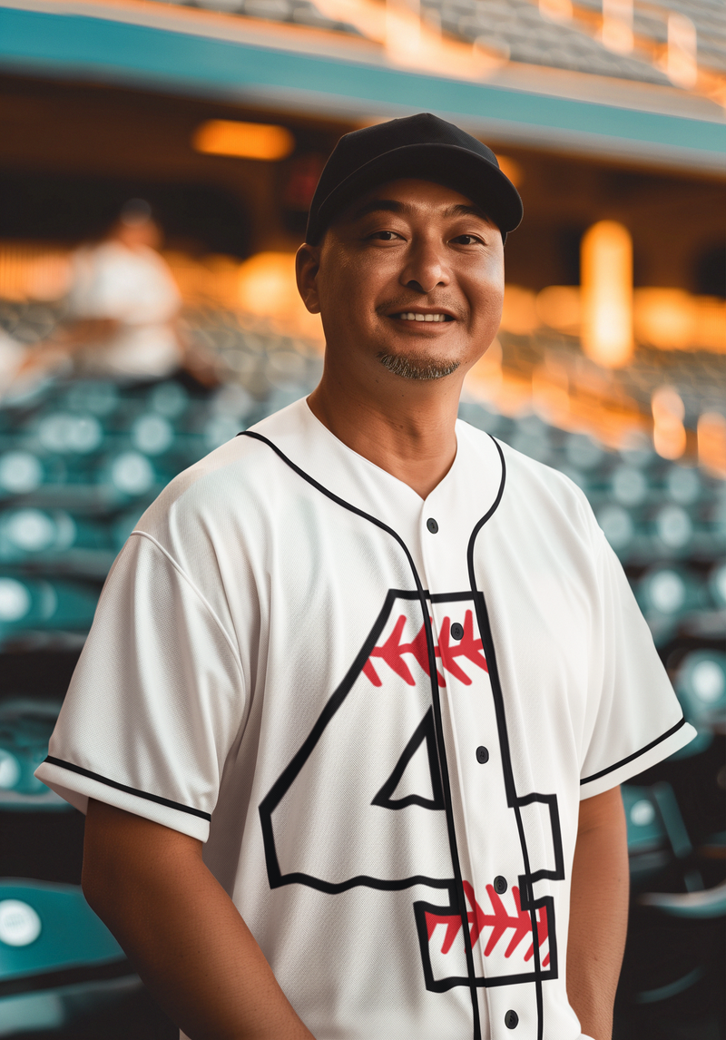 ⚾ Pro Baseball Number “4” – Stitched Edge  | DTF Transfer FT1178