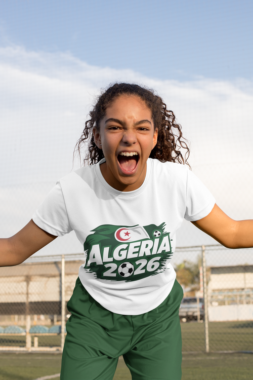⚽🔥 Algeria 2026 – Soccer Fan Style  | DTF Transfer FT1185