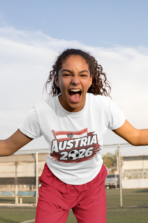 ⚽🔥 Austria 2026 – Soccer Fan Style  DTF Transfer FT1187