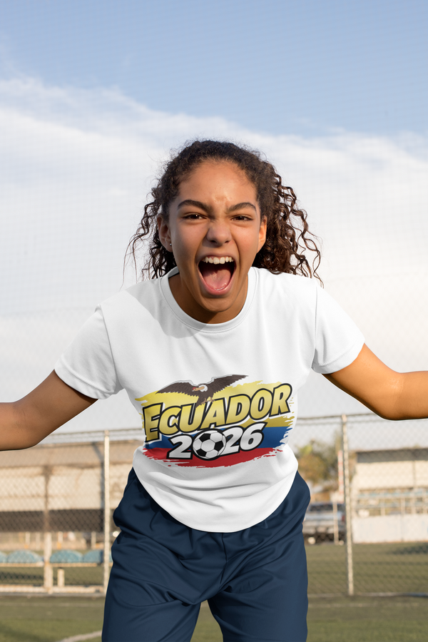 ⚽🔥 Ecuador 2026 – Soccer Fan Style  DTF Transfer FT1194
