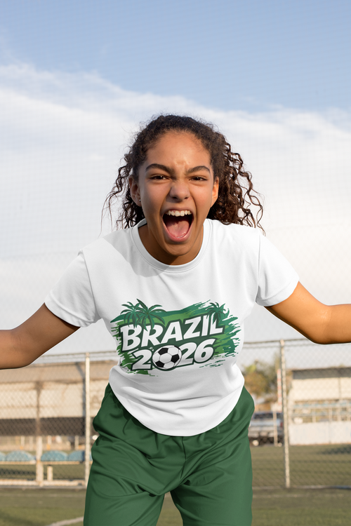 ⚽🔥 Brazil 2026 – Soccer Fan Style DTF Transfer FT1189
