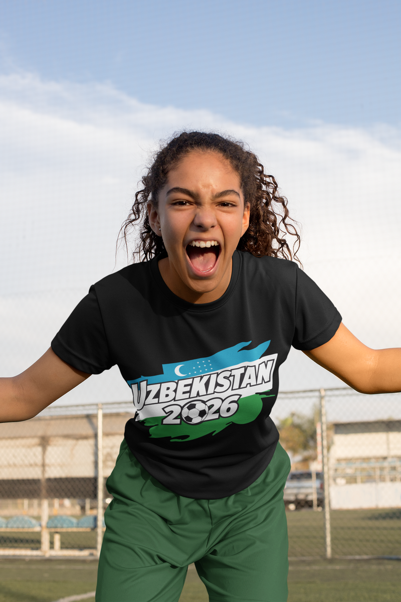 ⚽🇺🇿 Uzbekistan 2026 – Soccer Graphic Design DTF Transfer FT1206