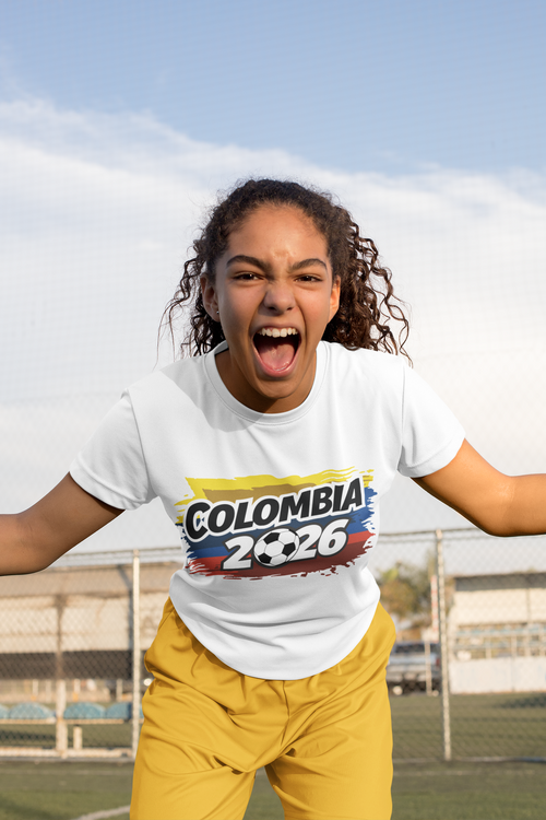 ⚽🔥 Colombia 2026 – Soccer Fan Style  DTF Transfer FT1191