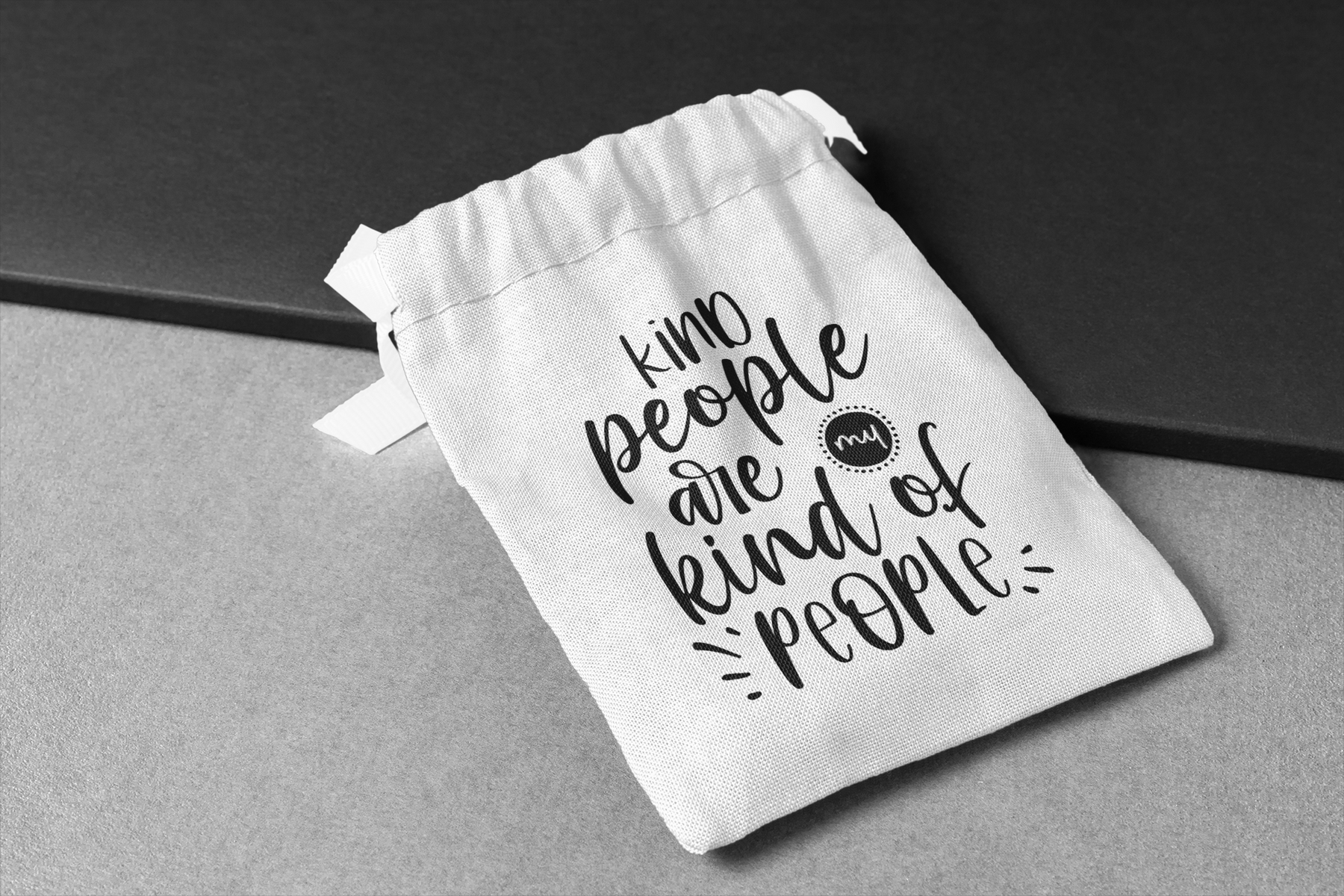 🖤 Kind People Are My Kind of People | Minimal Typography DTF Transfer FT706
