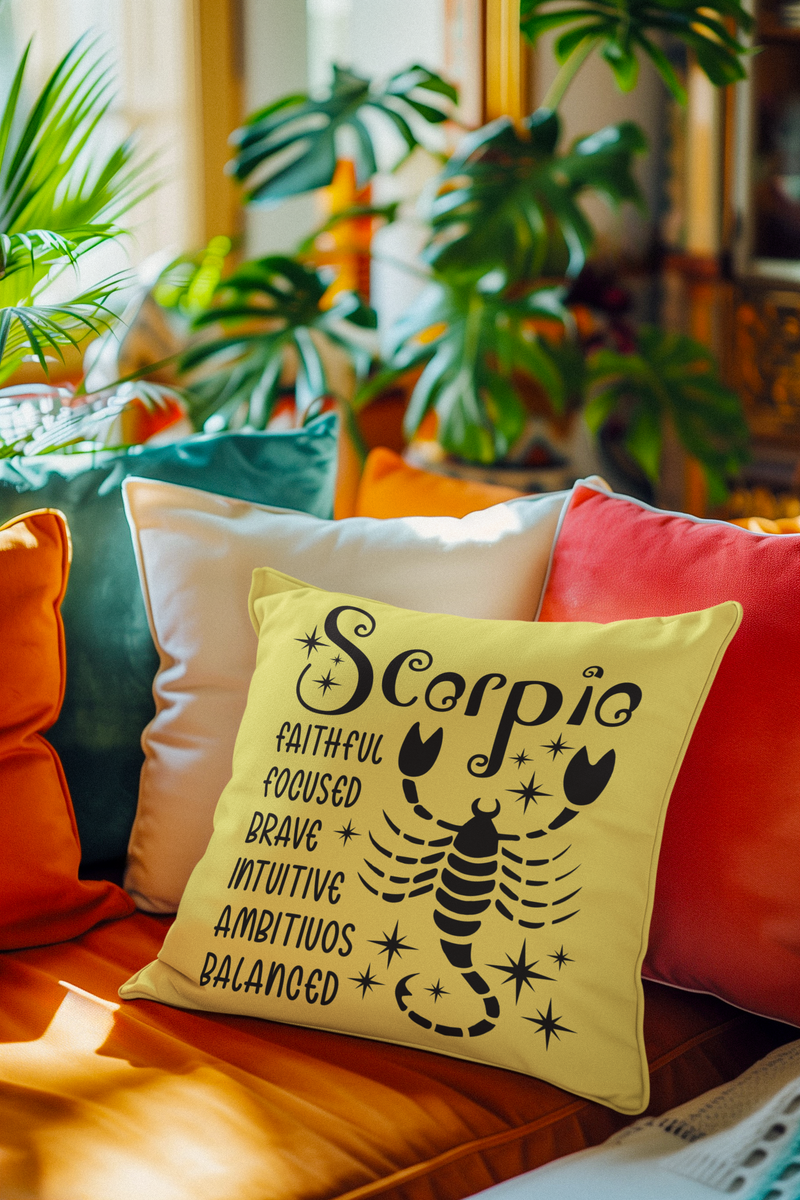 ♏🦂 Scorpio Zodiac – Intense Power DTF Transfer FT891