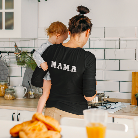 🌿 Mama – Floral Lettering DTF Transfer FT875