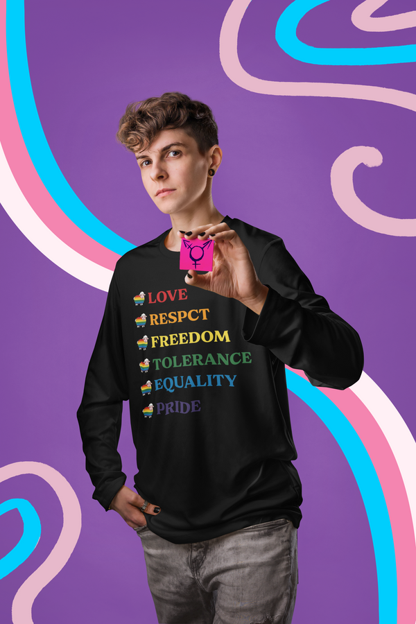 🌈✨ Love • Respect • Freedom • Pride DTF Transfer FT189