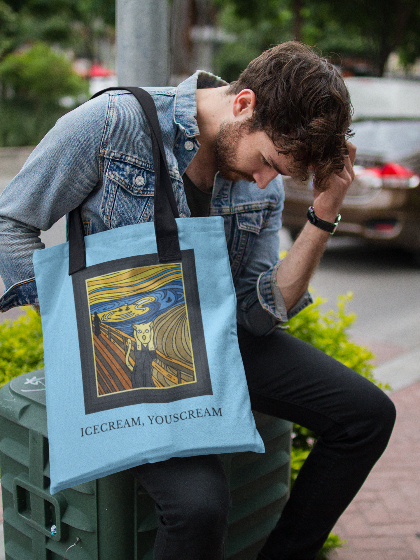 🎨 Screaming Cat Design DTF Transfer FT426