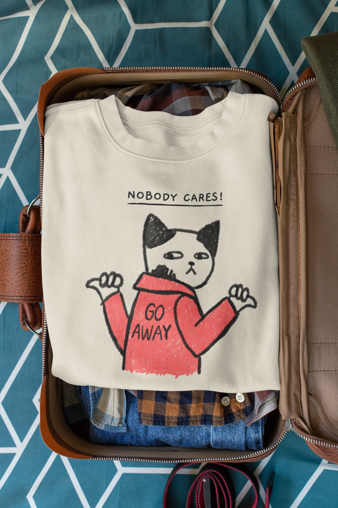 🚨 Go Away | Bold Statement DTF Transfer FT862