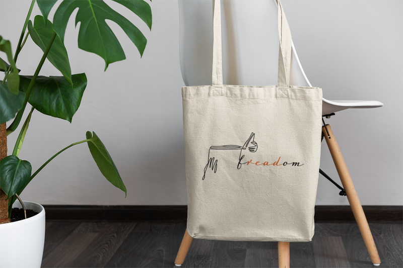 📚✨ “Freedom”  DTF Transfer in Black  FT513