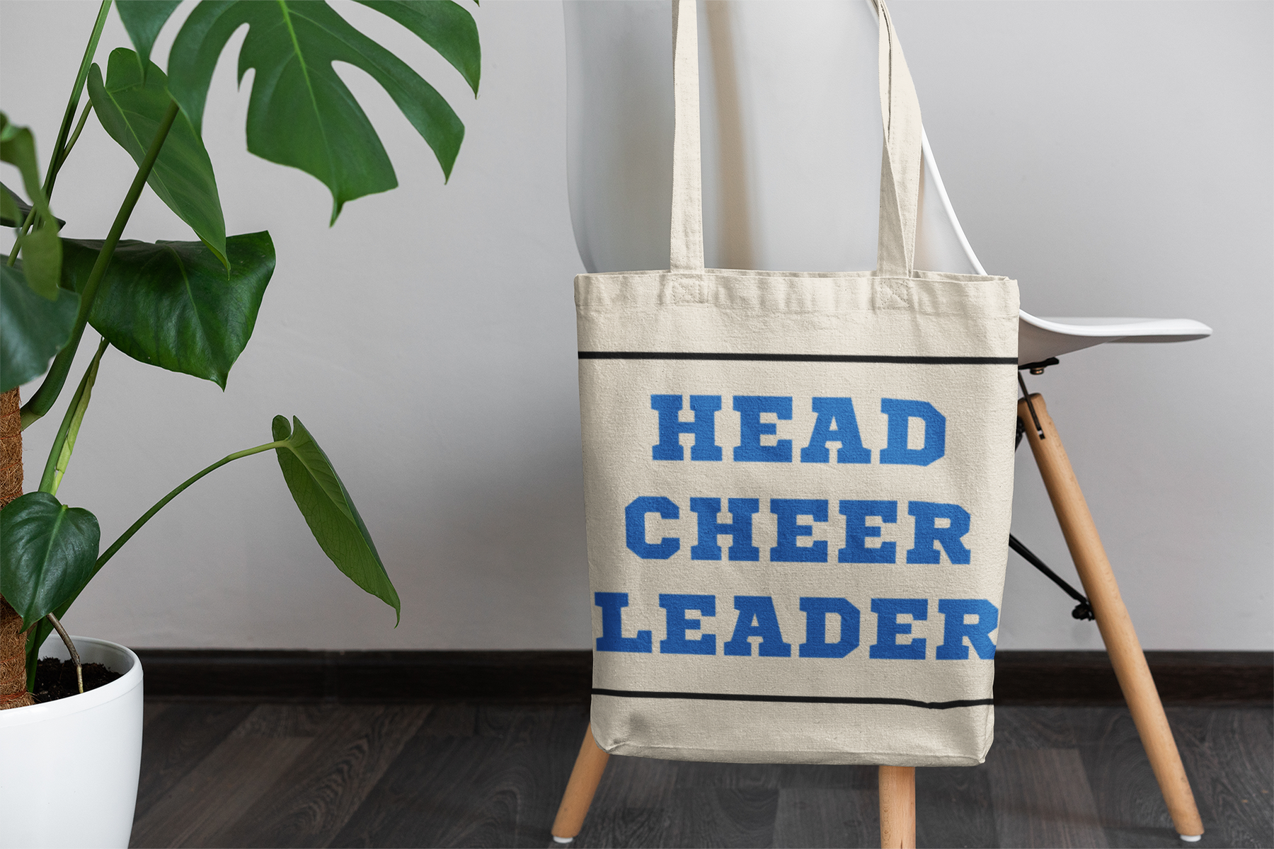 📣 Head Cheer Leader Black Line DTF Transfer FT541