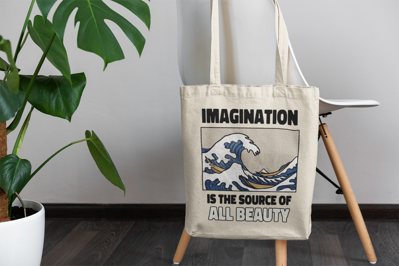 🌊 Imagination Is the Source of All Beauty Black Font | DTF Transfer FT654