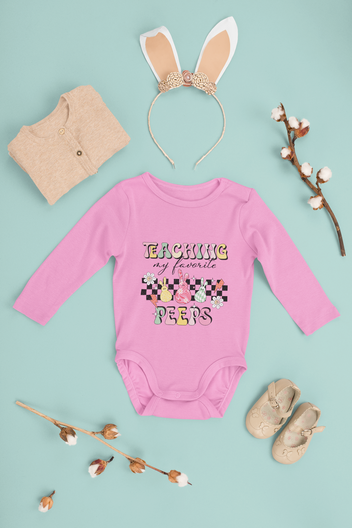 🐰 Teaching My Favorite Peeps Funny Design DTF Transfer FT350