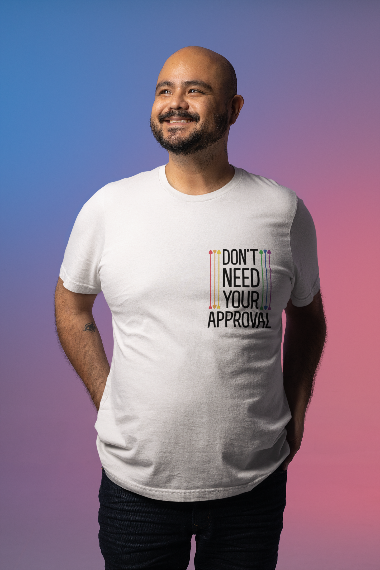 🏳️🌈 Don't Need Your Approval| Minimal Pride Arrows DTF Transfer FT697