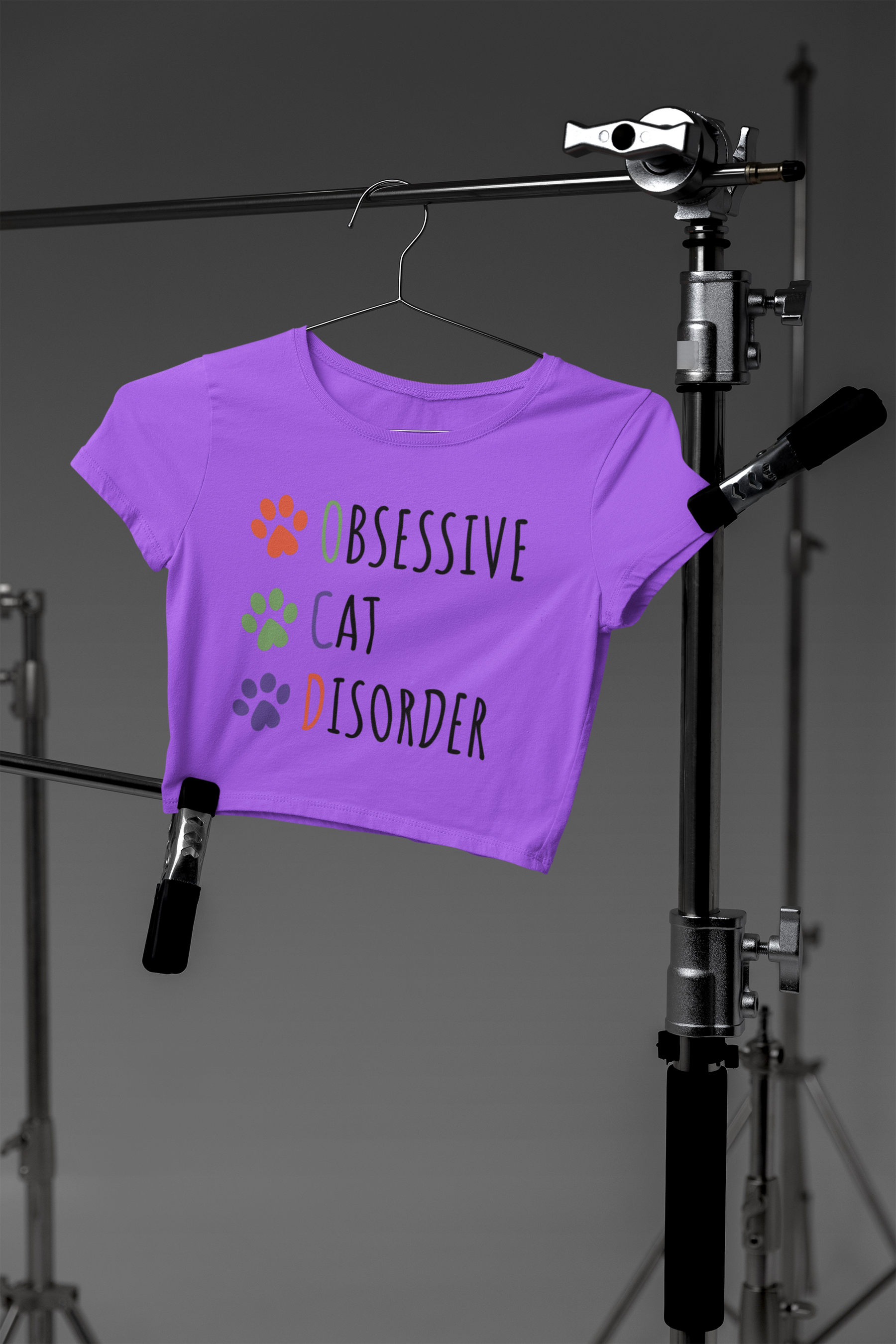 🐾 O·C·D – Obsessive Cat Disorder (Minimal Edition) | DTF Transfer FT648