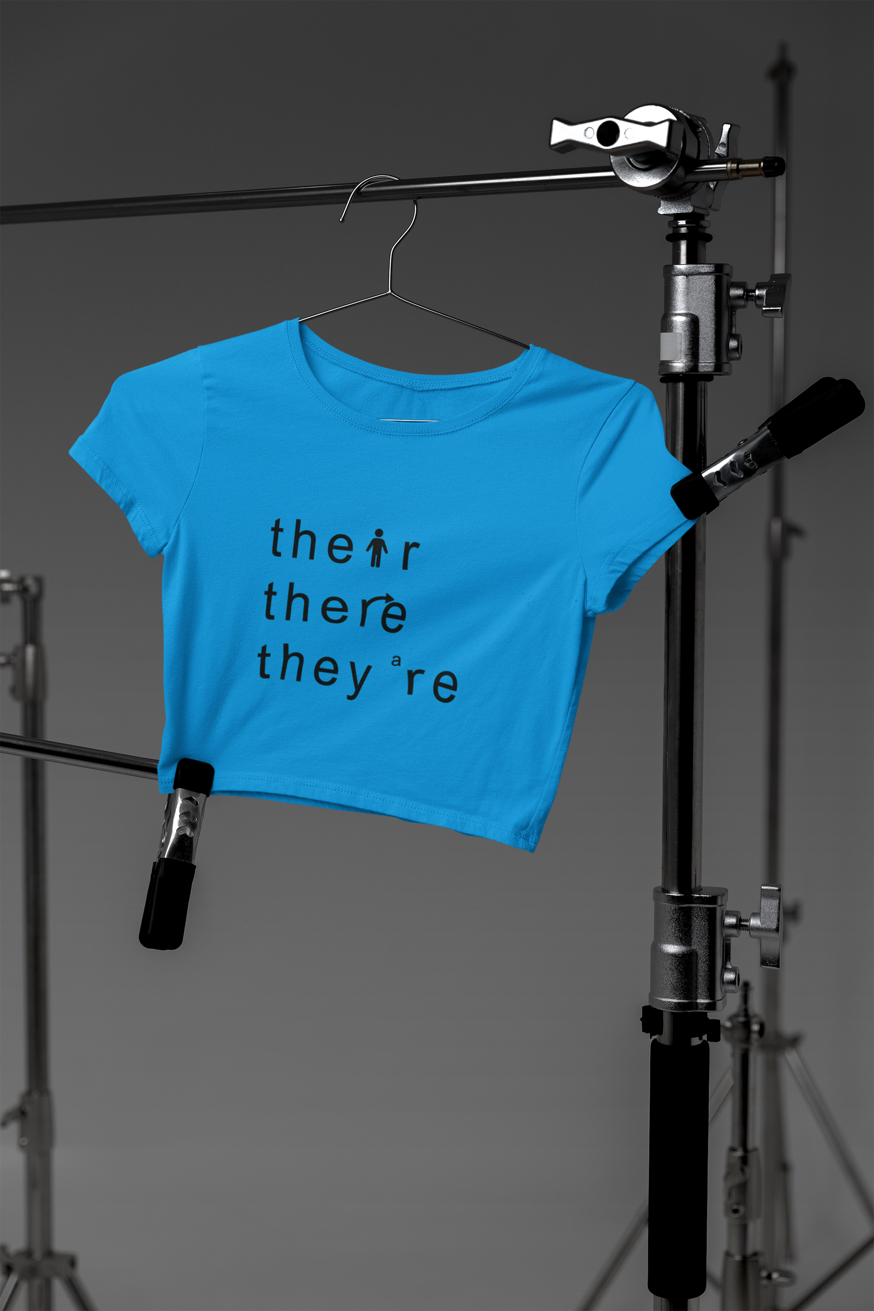 ♻️ their / there / they’re – Visual Wordplay -Black Font | DTF Transfer FT650