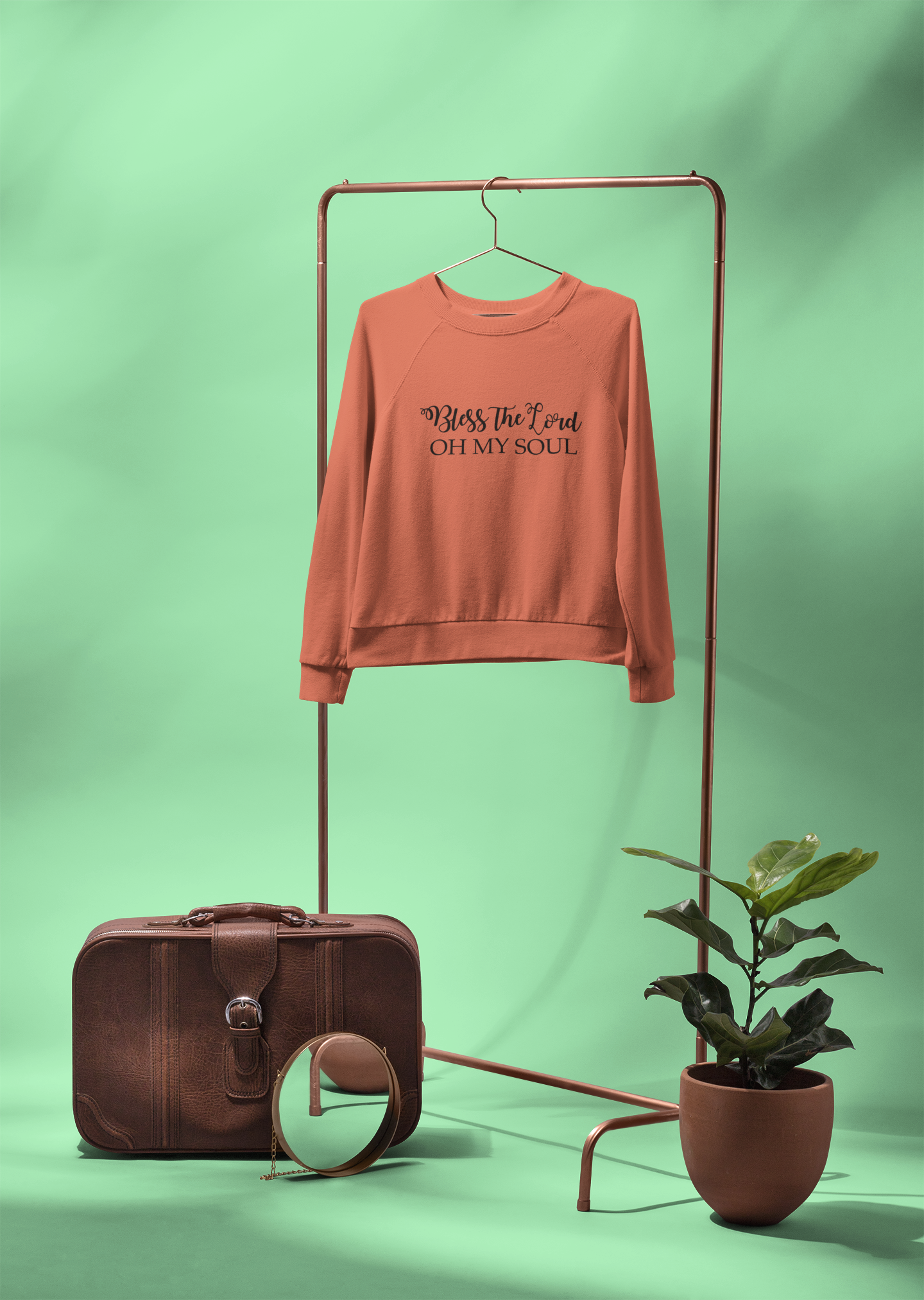 🖤✨ BLESS THE LORD, OH MY SOUL – Black Edition DTF Transfer FT917