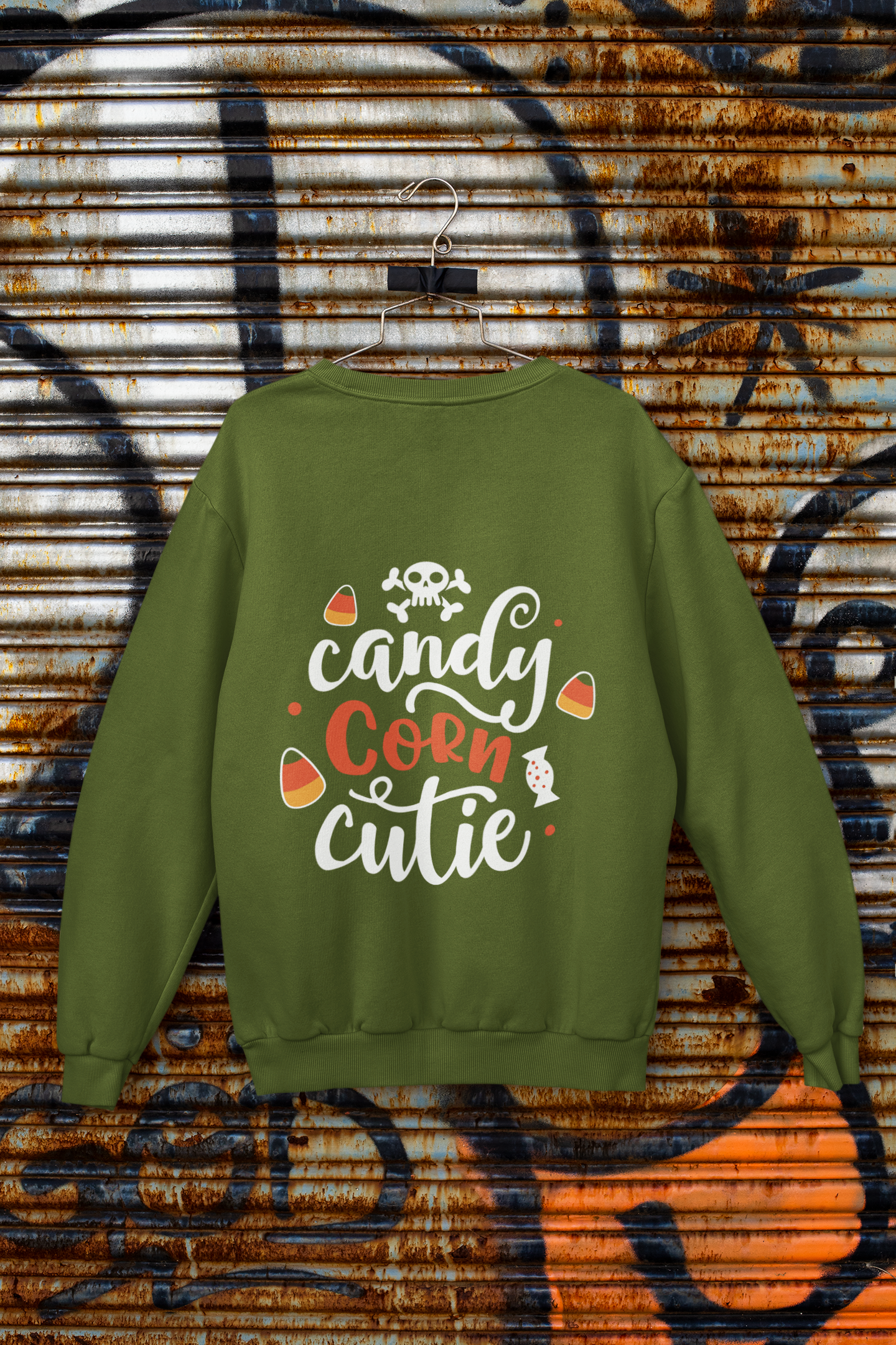 🍬🎃 “Candy Corn Cutie” DTF Transfer FT527
