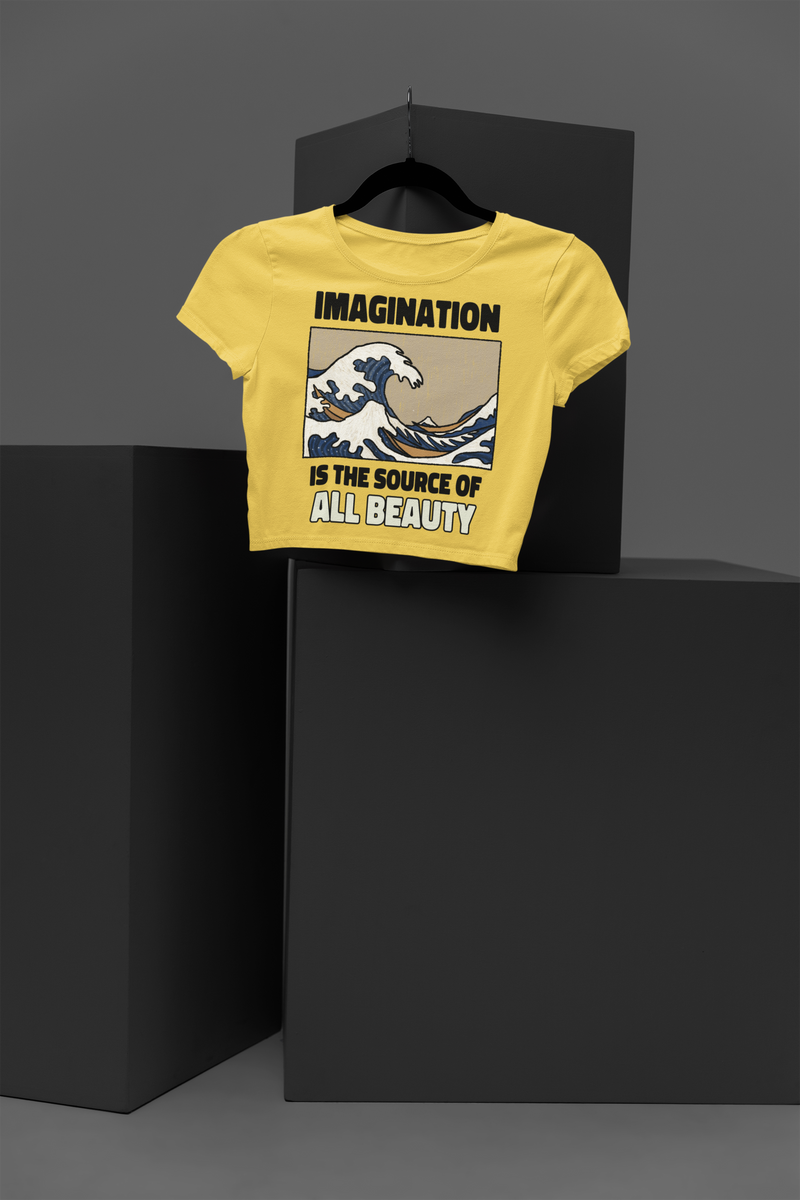 🌊 Imagination Is the Source of All Beauty Black Font | DTF Transfer FT654